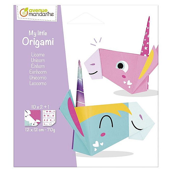 CF KIT CREATIV MY LITTLE ORIGAMI - UNICORN AVENUE MANDARINE OR521C [1]