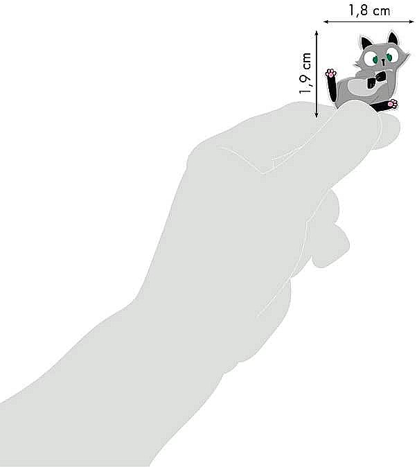 CF STICKER 3D COOKY 7.5*12CM MAILDOR PISICUTE CY015O [3]