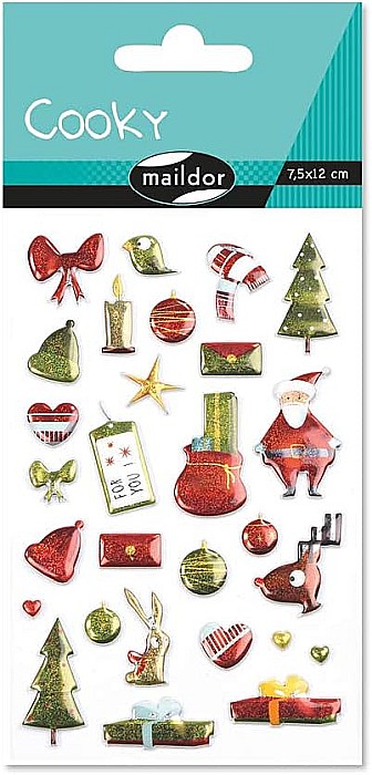 CF STICKER 3D COOKY 7.5*12CM MAILDOR TRADITIONAL CHRISTMAS CY042O [1]