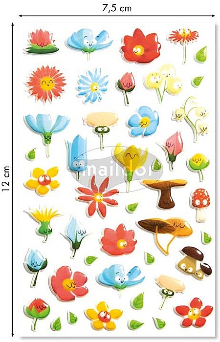 CF STICKER 3D COOKY 7.5*12CM MAILDOR FLORI CY109C [2]