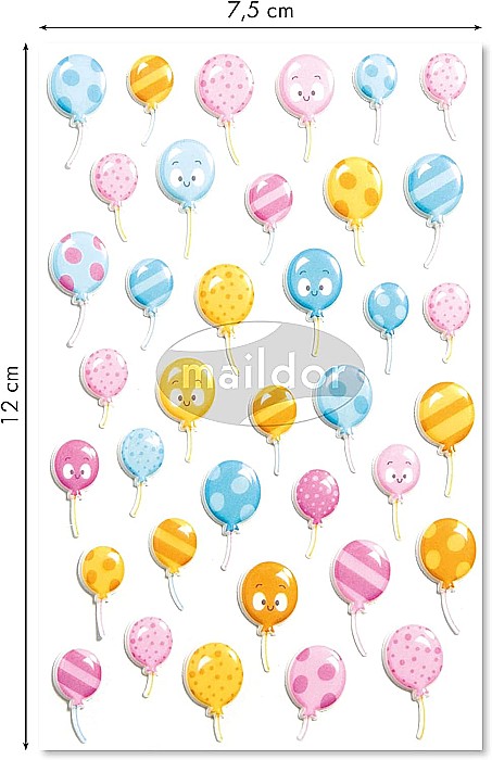 CF STICKER 3D COOKY 7.5*12CM MAILDOR BALOANE CY116C [2]