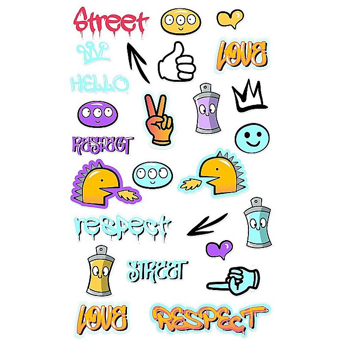 CF STICKER 3D COOKY 7.5*12CM MAILDOR GRAFFITI CY151C [2]