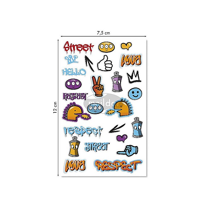 CF STICKER 3D COOKY 7.5*12CM MAILDOR GRAFFITI CY151C [3]