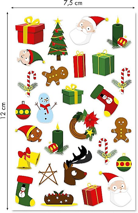 CF STICKER 3D COOKY 7.5*12CM MAILDOR MOTIV CRACIUN CY153C [2]