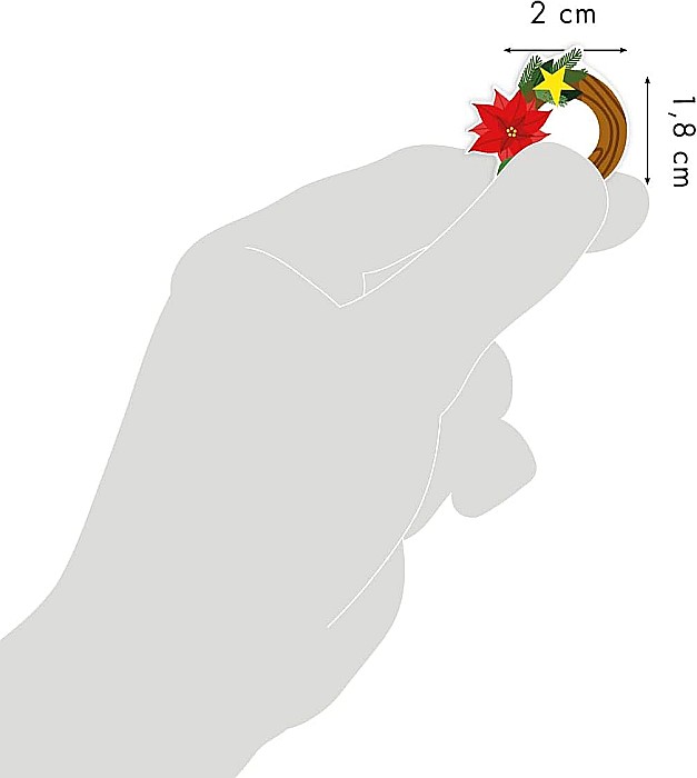 CF STICKER 3D COOKY 7.5*12CM MAILDOR MOTIV CRACIUN CY153C [3]