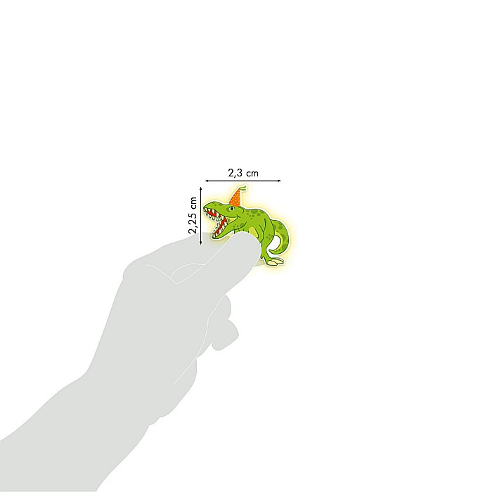 CF STICKER 3D COOKY 7.5*12CM MAILDOR GLOW IN THE DARK DINO CY165C [3]