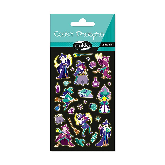 CF STICKER 3D COOKY 7.5*12CM MAILDOR GLOW IN THE DARK MAGIE CY168C [1]