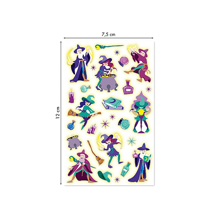 CF STICKER 3D COOKY 7.5*12CM MAILDOR GLOW IN THE DARK MAGIE CY168C [2]