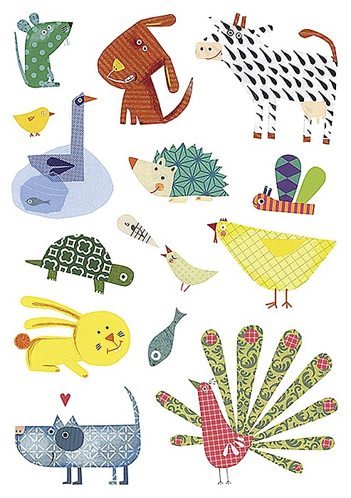 CF STICKER BABY 14.8*21CM ANIMALE AE031O [1]