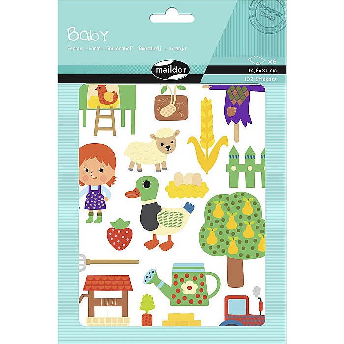 CF STICKER BABY 14.8*21CM LA FERMA AE165C [1]