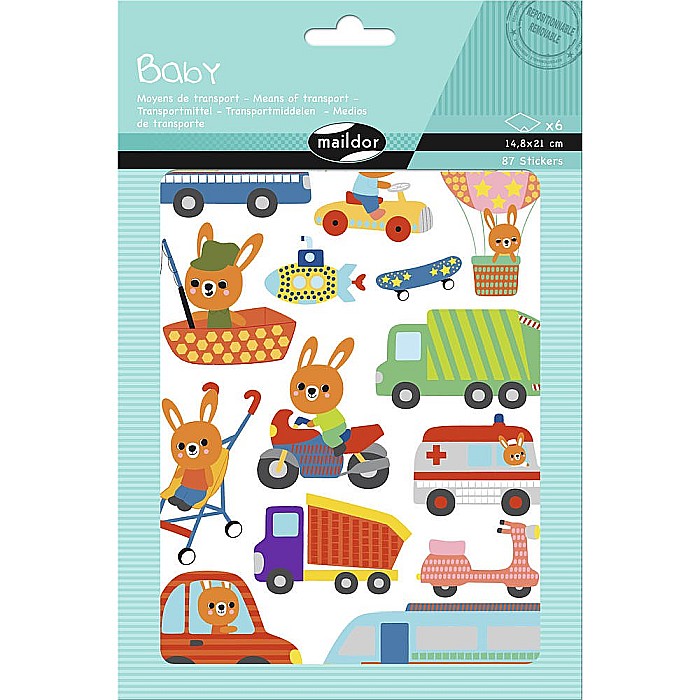 CF STICKER BABY 14.8*21CM TRANSPORT AE166C [1]