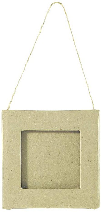 CF MINI RAMA FOTO PATRATA PAPIER MACHE 8*8CM CD691O [1]