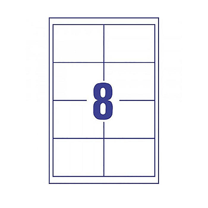 TOP ETICHETE AUTOADEZIVE 8/A4 105*74MM 100 COLI/SET SOREX 105074 [2]