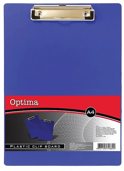 EU CLIPBOARD PLASTIC A4 ALBASTRU 22390 [2]