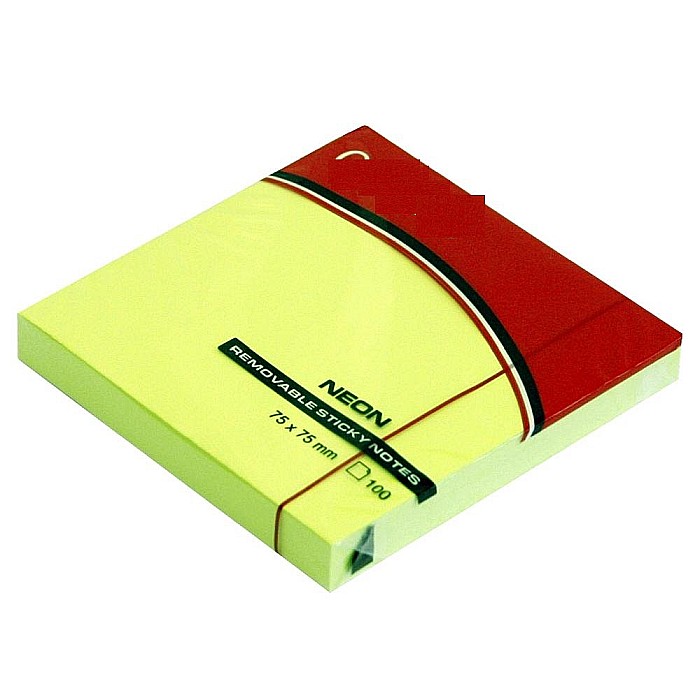 EU POST IT 75*75MM 100F VERDE NEON 22936 [1]