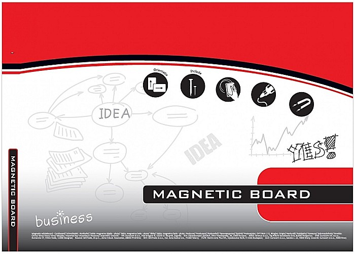 EU WHITEBOARD MAGNETIC 60*90 RAMA ALUMINIU 22377 [2]