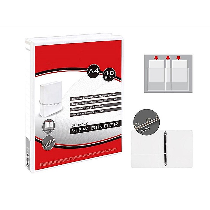 EU CAIET MECANIC  A4 4 INELE 5CM ALB 24512 [2]