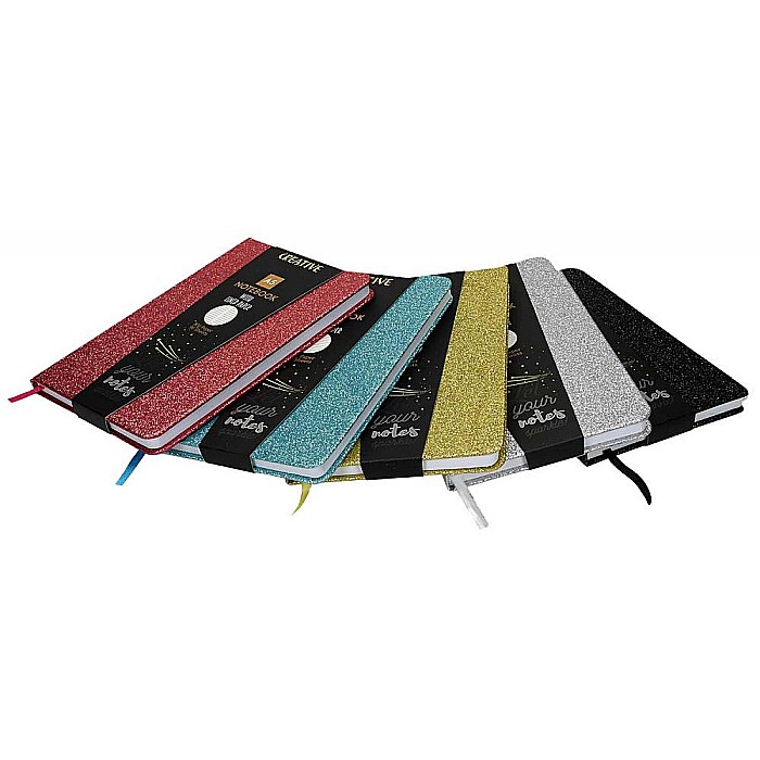 EU NOTES GLITTER A5, 96F, DR, DIVERSE CULORI 52946 [1]