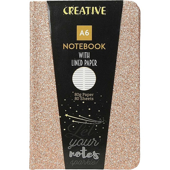 EU NOTES GLITTER A6, 96F, LINII, DIVERSE CULORI 52947 [3]