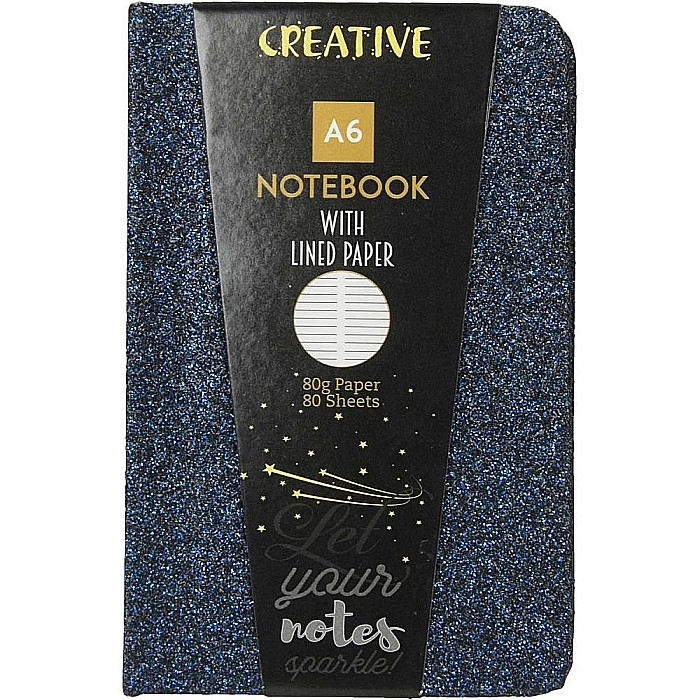 EU NOTES GLITTER A6, 96F, LINII, DIVERSE CULORI 52947 [5]