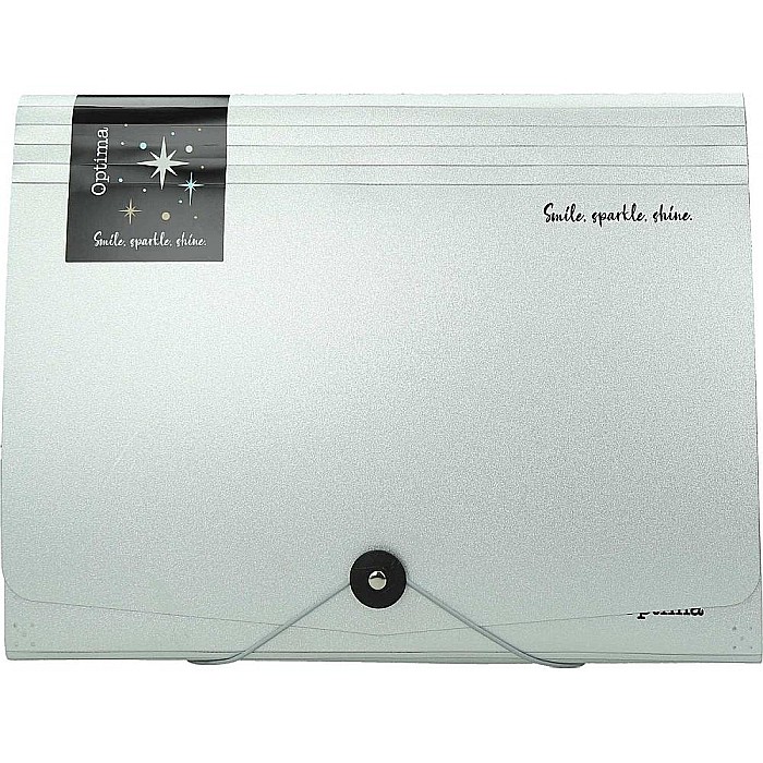 EU MAPA A4 PP 12 COMPARTIMENTE CU ELASTIC, GLITTER 120370 [3]