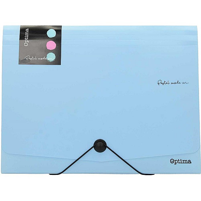 EU MAPA A4 PP 12 COMPARTIMENTE CU ELASTIC, PASTEL 120380 [1]