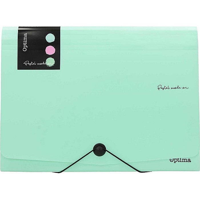 EU MAPA A4 PP 12 COMPARTIMENTE CU ELASTIC, PASTEL 120380 [2]