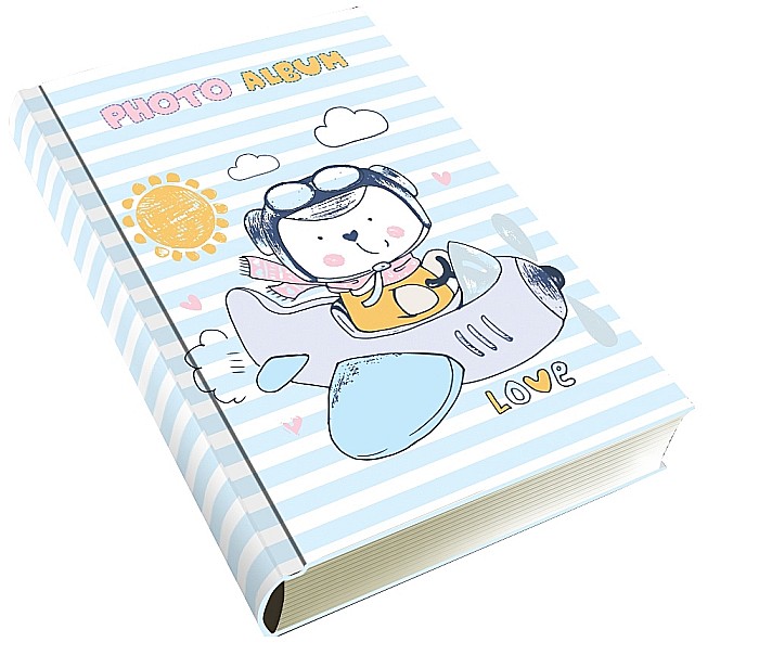 EU ALBUM FOTO 100 POZE 13.5*18.2*5.2CM BEBE 72108 [2]