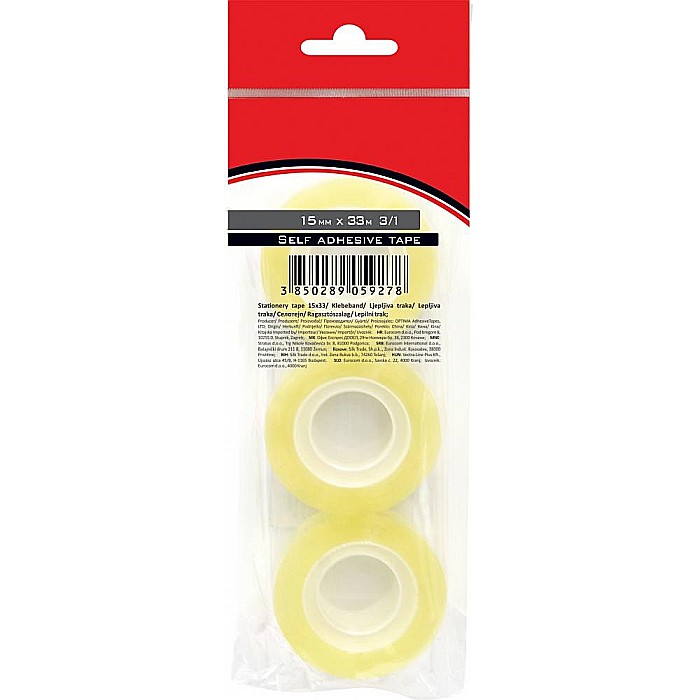 EU BANDA ADEZIVA 15MM*33M 3/SET TRANSPARENTA 29062 [1]