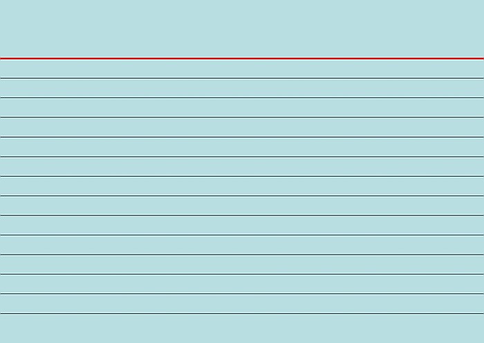 BR INDEX CARD A6 100/SET ALBASTRU DR 2260130 [2]