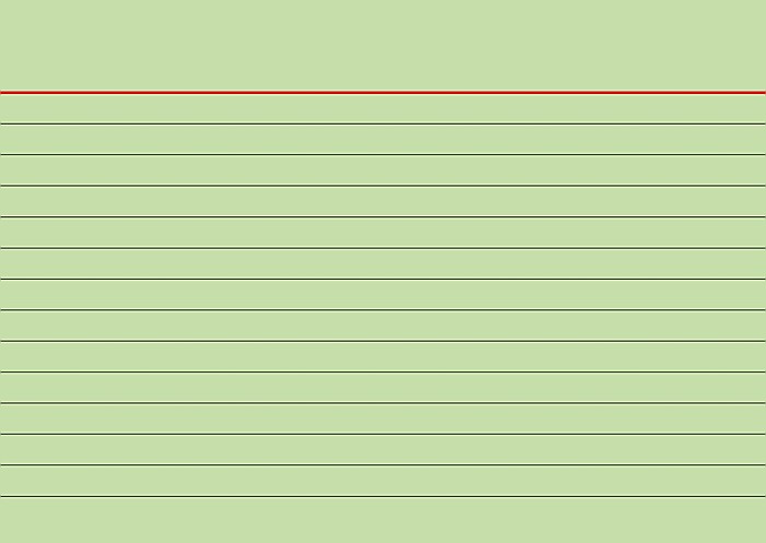 BR INDEX CARD A6 100/SET VERDE DR 2260150 [2]