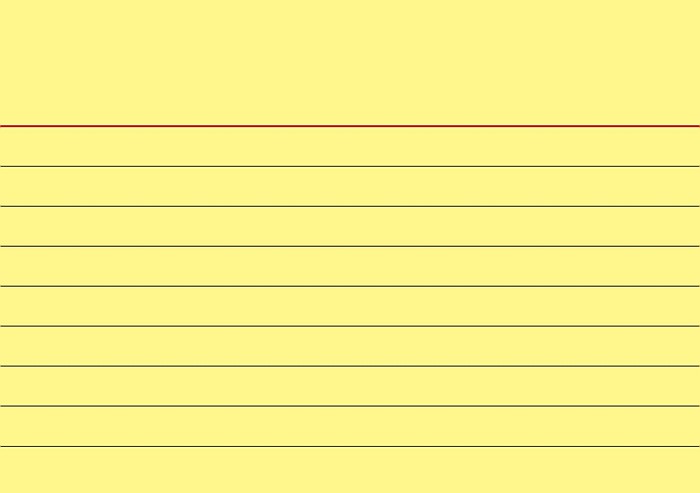 BR INDEX CARD A7 100/SET GALBEN DR 2270110 [2]