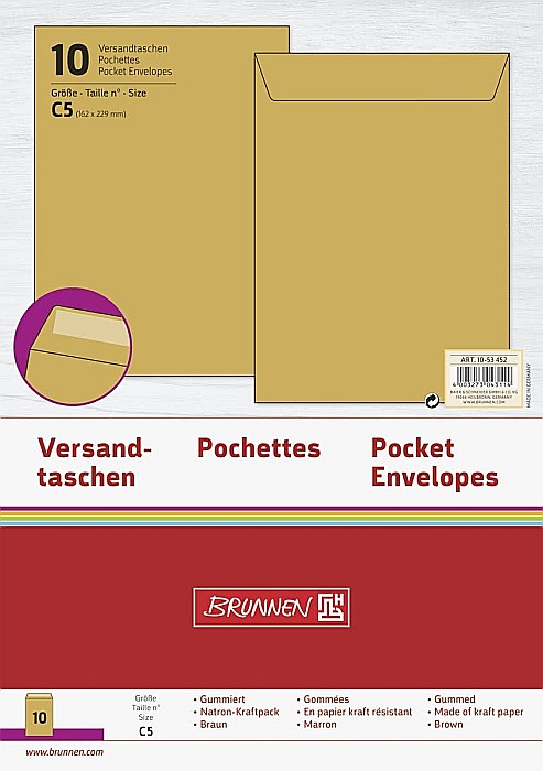 BR PLIC C5 10/SET 162*229MM SILICONIC, KRAFT 53452 [1]