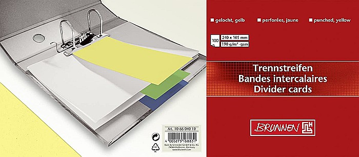 BR SEPARATOR CARTON BRUNNEN 180G 100/SET GALBEN 6604010 [2]
