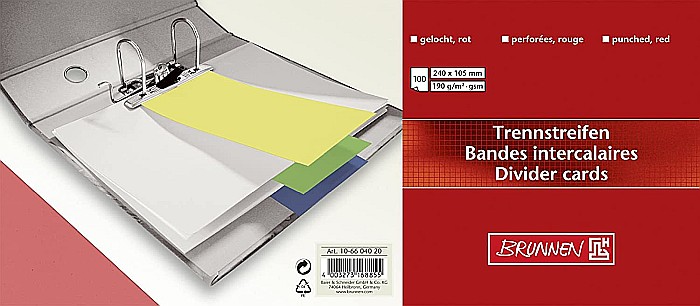 BR SEPARATOR CARTON BRUNNEN 180G 100/SET ROSU 6604020 [2]