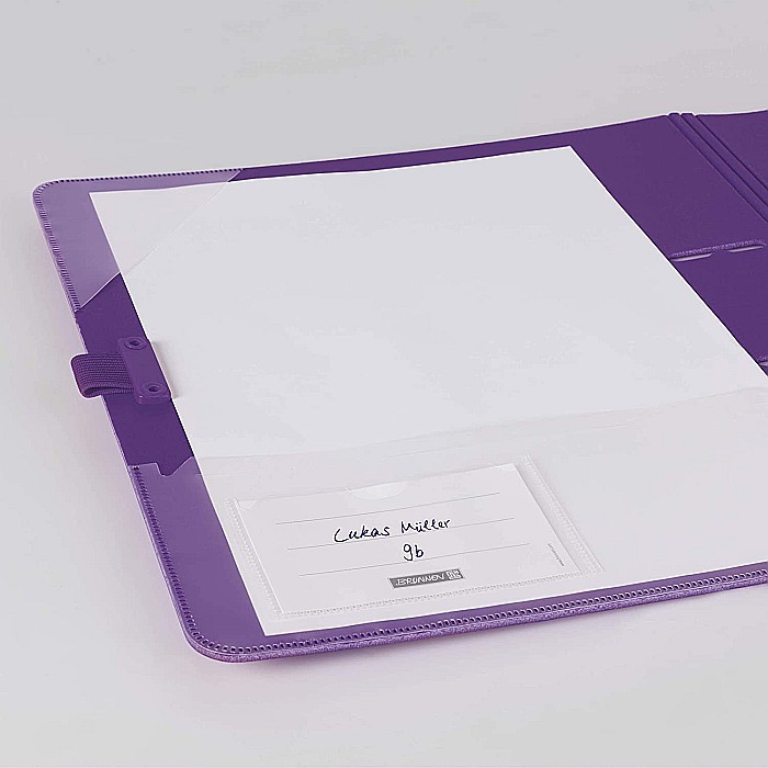 BR BIBLIORAFT A4 5 CM PP VIOLET COLOR CODE 2042560 [2]