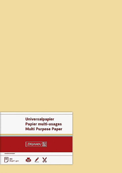 BR HARTIE COLOR A4 80GR 50/SET GALBEN MIERE 5125014 [2]