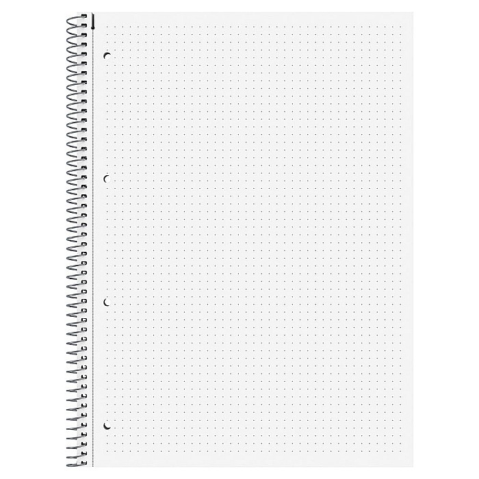 BR CAIET A4 80F SPIRA SI PERFORATII PREMIUM DOTS 67147 [2]