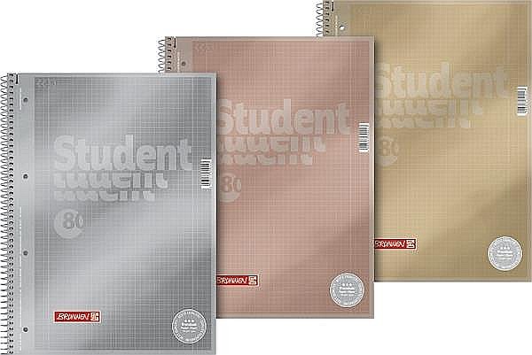 BR CAIET A4 80F SPIRA SI PERFORATII METALIC PATRATELE 6732895 [1]