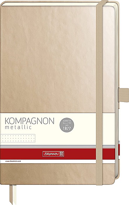 BR NOTES A5 192F KOMPAGNON AURIU METALIC CU ELASTIC DOTS 5554891 [2]