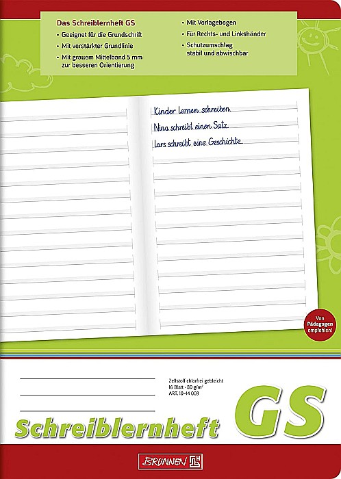 BR CAIET SPECIAL A4 16F BRUNNEN PENTRU INCEPATORI DR 44003 [1]