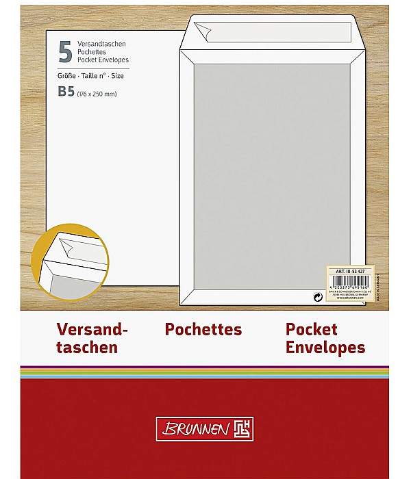 BR PLIC B5 5/SET 176*250MM SILICONIC, ALB, INTARITURA MUCAVA 53427 [1]