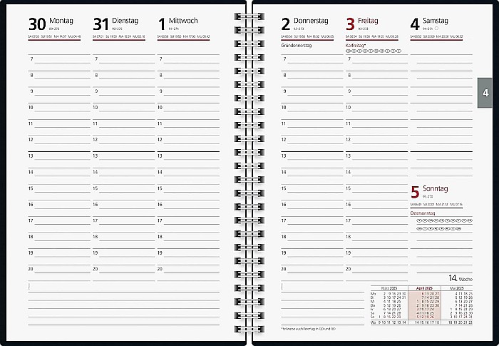 BR AGENDA DATATA SAPTAMANAL FUTURA 2 A5 2025 SPIRA PP NEGRU 21105905 [2]