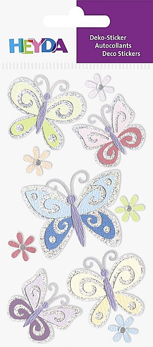 KP STICKER DECOR 7.5*16.5CM FLUTURI 10 PCS 3780607 [1]