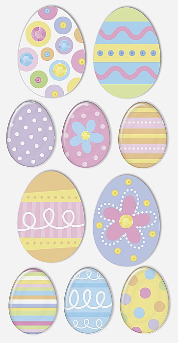 KP STICKER DECOR 7.5*16.5CM OUA DE PASTE 10 PCS 3780610 [1]