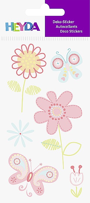 KP STICKER DECOR 7.5*16.5CM FLORI 6 PCS 3780611 [2]