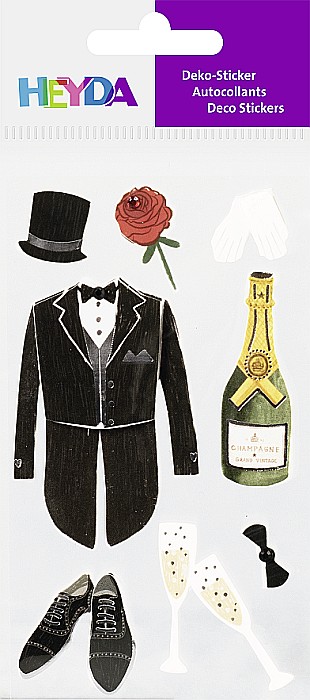 KP STICKER DECOR 7.5*16.5CM COSTUM NUNTA 8 PCS 3780638 [2]