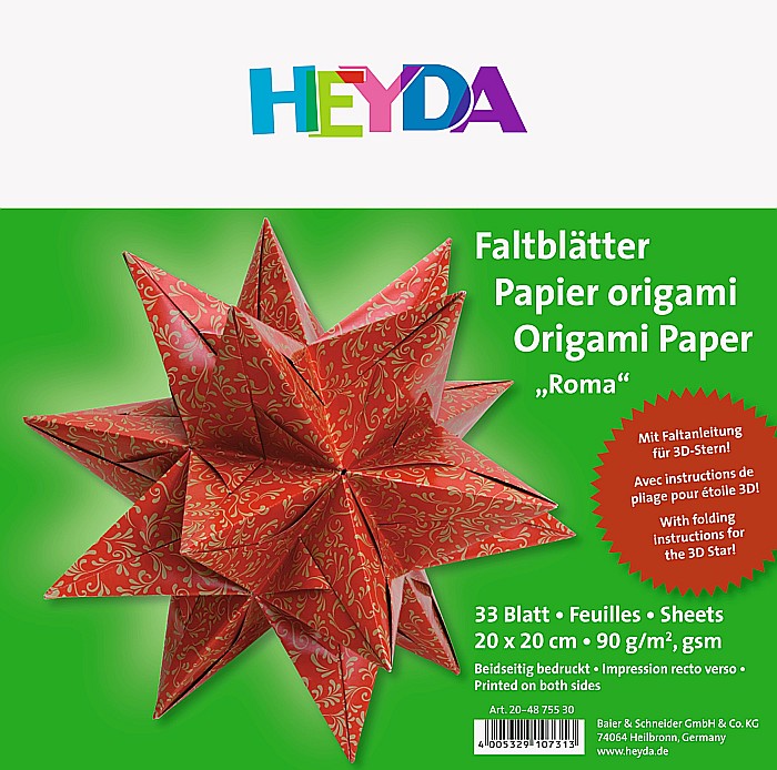 KP HARTIE ORIGAMI 20*20CM 90GR 33/SET MOTIV ROMA 4875530 [2]