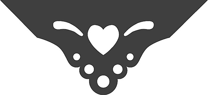 KP PERFORATOR DECORATIV PENTRU COLTURI HEYDA 2.5CM INIMA 3687572 [3]