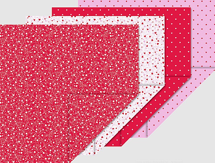 KP HARTIE ORIGAMI 15*15CM 70GR 40/SET MOTIV INIMI 4875505 [1]